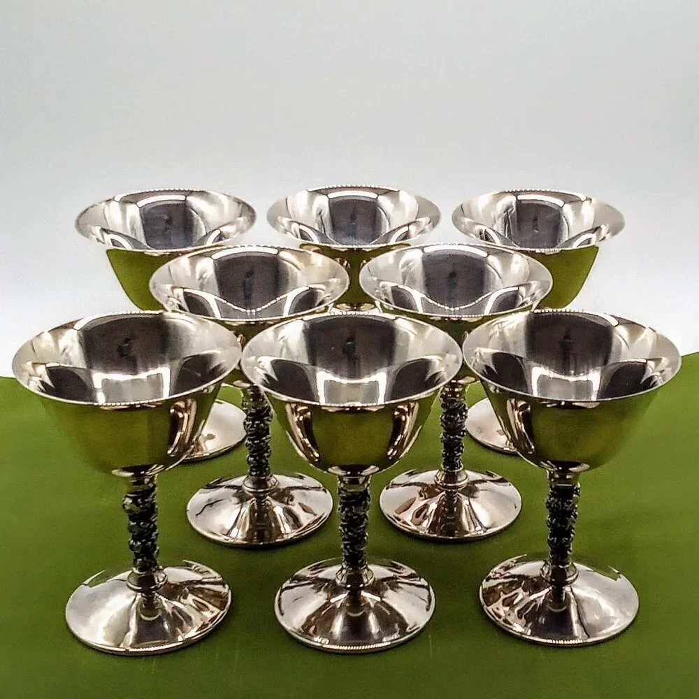 Vintage F.B. Rogers Silverplate Wine Goblet